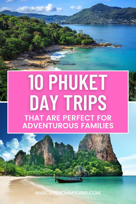 Ready for adventure in Thailand? Check out our blog on the top 10 Phuket day trips perfect for adventurous families! From island hopping to jungle explorations, these excursions promise unforgettable family fun. Dive into vibrant cultures, stunning landscapes, and thrilling activities that everyone will enjoy. Pin this guide to plan your exciting family adventures in Phuket and make your Thailand trip truly memorable! #FamilyTravel #Phuket Singapore With Kids, Japan With Kids, Thailand Pictures, Travelling Thailand, Phuket Travel, Thailand Itinerary, Thailand Trip, Thailand Travel Tips, Thailand Travel Guide