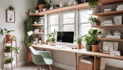 Transform your home office with these 7 easy DIY Scandi organization ideas. Start with minimalist shelving projects, using natural materials to blend functionality with charm. Next, opt for natural wood desk organizers, adding sustainable elegance. Wall-mounted storage solutions like floating shelves and pegboards maximize vertical space, creating a clutter-free environment. Don't overlook the chic and practical wire basket system, and keep everything in order with lab... Scandi Home Office, Scandi Office, Basket System, Home Office Organization Ideas, Organized Home Office, Minimalist Shelving, Office Organization Ideas, Natural Wood Desk, System 44