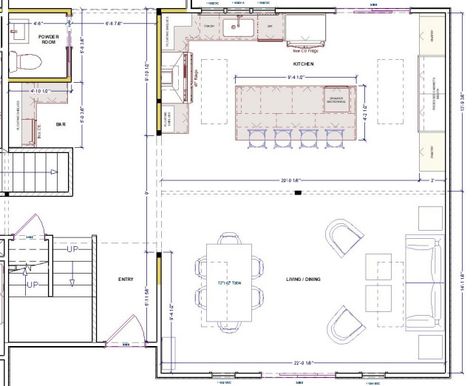 Kitchen of the Week: Bigger With an Open Plan and Green Cabinets Green Cabinets, Open Floor, Open Floor Plan, Open Plan, Floor Plan, Kitchen Design, Ohio, Floor Plans, Layout