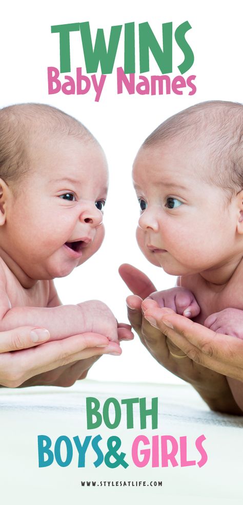 That being said, this article is aimed at giving you a comprehensive list of popular twin baby names for your two little ones. #twinbabies #babynames Baby Names Twins, Baby Names For Twins, Unique Twin Names, Twin Baby Boy And Girl, Names For Twins, Twin Baby Girl Names, Twin Girl Names, Baby Names List, Twin Baby Names