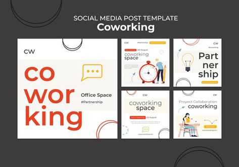 Text Based Social Media Post, Facebook Post Design, Feed Ig, Post Ad, Branding Ideas, Coworking Space, Post Ideas, Facebook Posts, Instagram Post Template