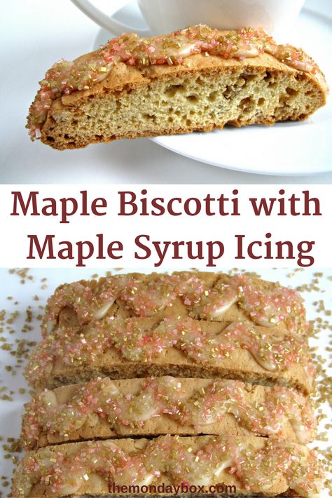 Maple Biscotti, Pecan Biscotti Recipe, Best Biscotti Recipe, Maple Desserts, Italian Almond Cookies, Maple Cookies, Almond Biscotti, Biscotti Cookies, Biscotti Recipe