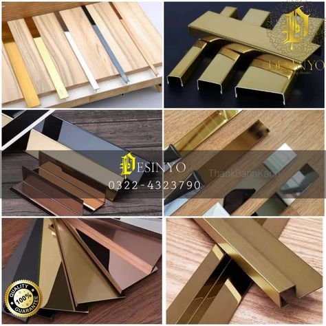 🎉 SS Gold U Profile and Strips 🎉 Stainless Steel U Type Profile Trim Edge Metal Strisps for Wall Decorative and furniture etc ✅ Wholesale factory rates✅ PVD Coated ✅ 100% Quality material used✅ Pakistan's most trusted Brand.✅ Delivery available all over Pakistan To order or for more information please contact us on: 📱Call: 03224323790 📲 WhatsApp: 03224323790 📥 Email: info@desinyo360.com 🌐 https://www.desinyo360.com #ssgoldstrps #Desinyo @SSGoldUProfile Accent Wall Designs, Wall Designs, Wall Design, Accent Wall, Pakistan, Trim, Stainless Steel, Wall, Gold