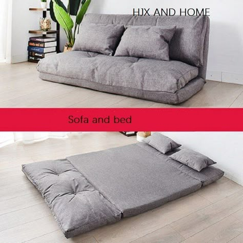 Creative Multifunctional folding mattress sofa bed Leisure and comfort tatami mats Change form bedroom sofa bed chair _ - AliExpress Mobile Ruang Tv, Space Saving Bedroom, Cheap Mattress, Sofa Bed Mattress, Folding Mattress, Folding Sofa Bed, Foldable Bed, Tatami Mat, Bedroom Sofa Bed