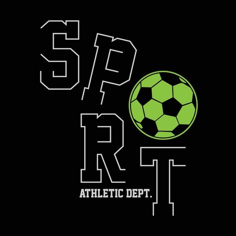 Sport athletic typography, t-shirt graphics, vector Sports Typography Design, Athletic Typography, Sports Typography, Craft Logo, Boys Pattern, Fitness Logo Design, Typography T Shirt, Tshirt Design Inspiration, Shirt Graphics