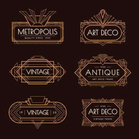 Art Deco Lettering, Art Deco Typography, Art Deco Border, Arte Art Deco, Art Deco Logo, Art Deco Fonts, Art Deco Borders, Art Deco Ideas, Art Deco Cards