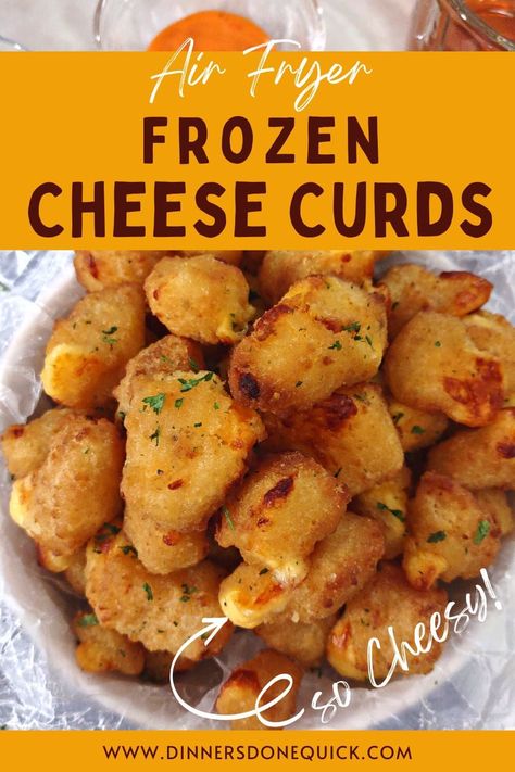 Cheese Curds Recipe, Snack At Home, Fried Cheese Curds, Cheese Appetizer, Cheese Curds, Pizza Recipes Homemade, Air Fryer Dinner Recipes, Cheese Bites, Superbowl Party Food