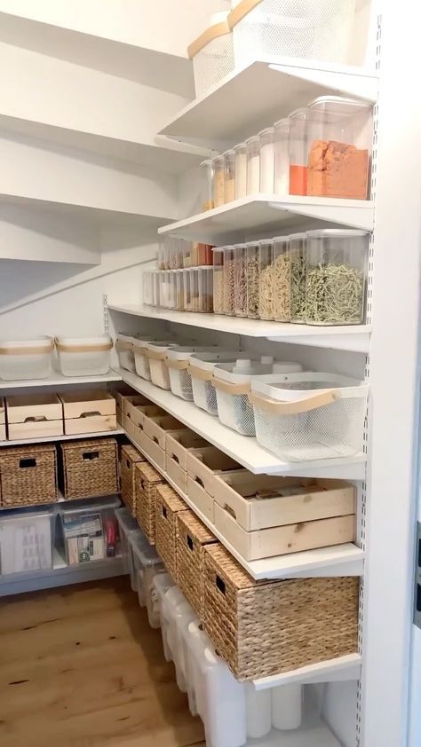 Top Of Fridge Storage, Understairs Cupboard, Under Stairs Cupboard Storage, Stairs Pantry, Setting Room, Kitchen Under Stairs, Top Of Fridge, Under Stairs Pantry, Tiny Pantry