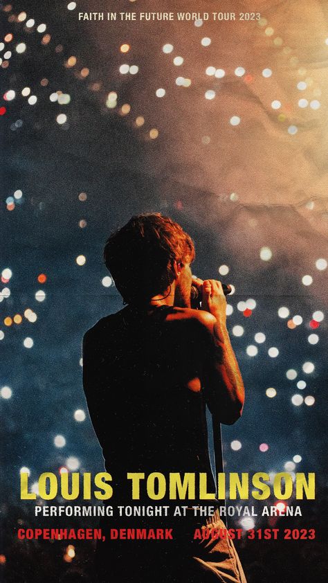 Music Competition, One Direction Images, One Direction Wallpaper, Future Wallpaper, Faith In The Future, Concert Aesthetic, Harry Styles Wallpaper, Louis Williams, Tour Posters