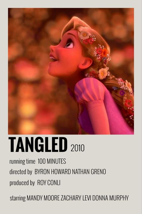 Tangled Movie Poster, Aesthetic Tangled, Tangled Poster, Tangled Movie, Tangled 2010, Printable Wall Collage, Polaroid Posters, Minimalistic Aesthetic, Zachary Levi