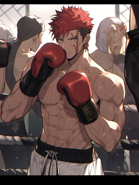 Boxer Oc, Boxer Pose, Boxer Art, Dnd Oc, Male Oc, David Lee, Deadly Sins, Reference Poses, Seven Deadly Sins