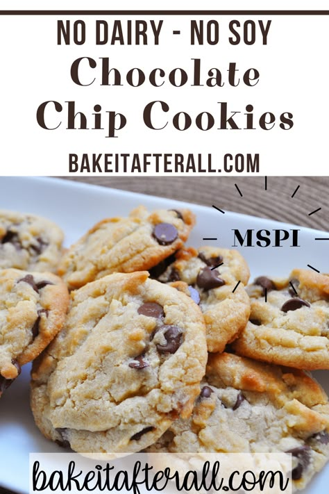 Soy Free Cookies, Dairy Free Deserts, Mspi Recipes, Soy Free Desserts, Dairy Free Breastfeeding, Dairy Free Soy Free, Dairy Free Baking, Dairy Free Recipes Dinner, Soy Free Dairy Free