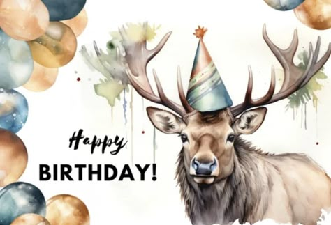 Cute Birthday Wishes, Birthday Sentiments, Cute Birthday, Birthday Greeting, Birthday Greetings, Birthday Wishes, Deer, Happy Birthday, Birthday