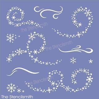 Bujo Snowflake Theme, Wind Tattoo, Snowflake Swirl, Snowflake Stencil, Furniture Stencils, Drawing Patterns, Cake Drawing, Winter Projects, Lace Painting