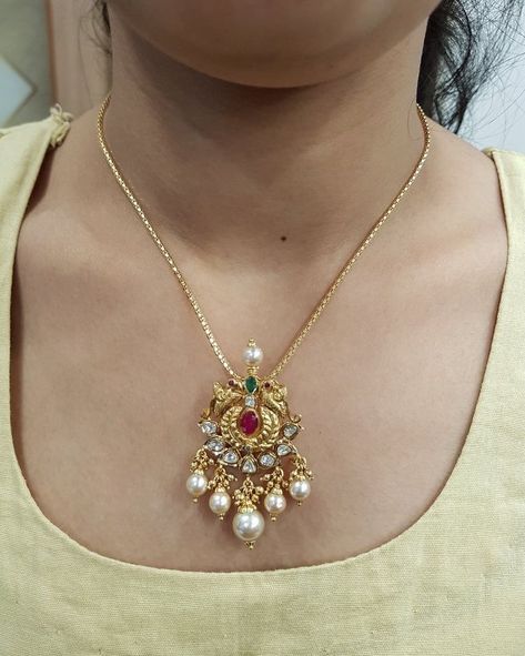 Light Weight Lockets Gold, Light Weight Gold Pendent, Pendants Gold Indian, 30 Gms Gold Necklace, Gold Lockets Indian Pendants, Pendant Sets Indian Gold, Gold Necklace Wedding Bridal, Light Weight Gold Pendant Set, Latest Gold Pendant Jewelry