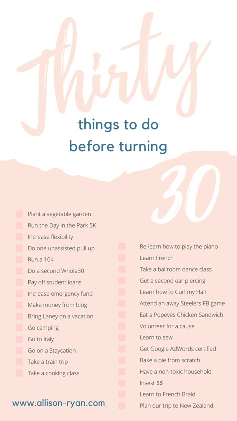 Things To Do Before Turning 20, 32 Things To Do Before 32, 20 Things To Do Before 20 Bucket Lists, Before 30 Goals, Things To Know In Your 20s, Things To Do Before 30 Women, Bucket List Ideas Before 30, Things To Do In 20s Life, 30 Things For 30th Birthday