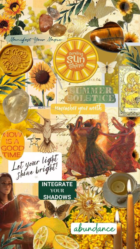 #Summersolstice Summer Solstice Aesthetic, Solstice Aesthetic, High Vibrations, Let Your Light Shine, Witch Aesthetic, Summer Solstice, Summer Reading, Subconscious Mind, Screen Savers