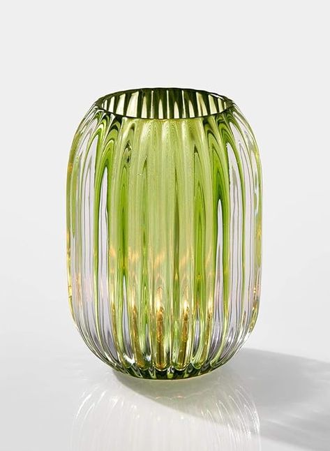 Amazon.com: Serene Spaces Living Clear Optical Glass Votive Holder, Perfect for Weddings and Home Décor, Measures 5" Tall and 3.5" Diameter : Home & Kitchen Green Candle Holders, Bulk Candles, Wholesale Candles, Glass Votive Holders, Tea Light Holders, Vase Shapes, Unique Vases, Votive Holder, Glass Votive