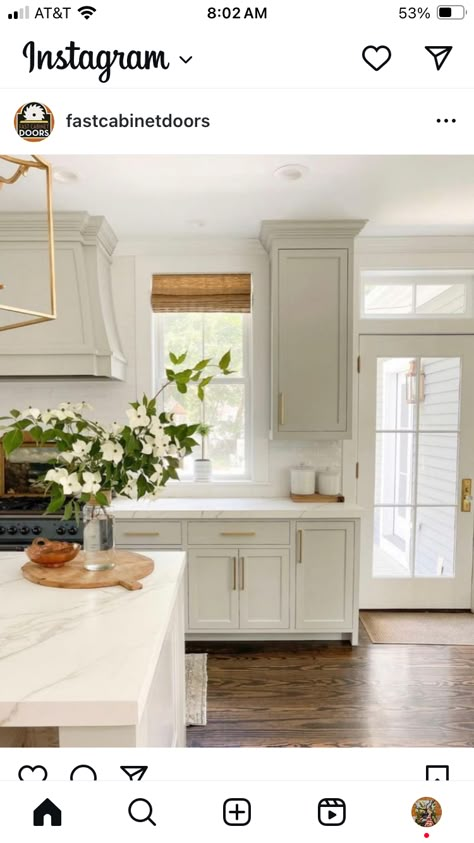 Grey Kitchen Cabinets Sherwin Williams, Sherwin Williams Light Gray, Kitchen Cabinets Sherwin Williams, Cabinets Sherwin Williams, Light Gray Kitchen Cabinets, Marion Kitchen, Light Gray Kitchen, Light Grey Kitchen, Kitchen 2025