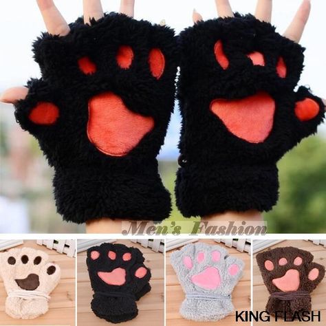 Online Get Cheap Halloween Claws -Aliexpress.com | Alibaba Group Claw Gloves, Paw Gloves, Bear Claws, Paw Design, Cat Claws, Cat Paw, Bear Paws, Cat Plush, Fluffy Cat