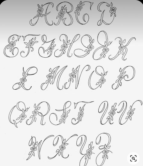 Embroidery Letters Patterns, Fancy Lettering Alphabet, Hand Embroidery Letters, Fancy Cursive, Butterflies Tattoo, Lettering Styles Alphabet, Hand Embroidery Patterns Free, Calligraphy For Beginners, Embroidery Alphabet