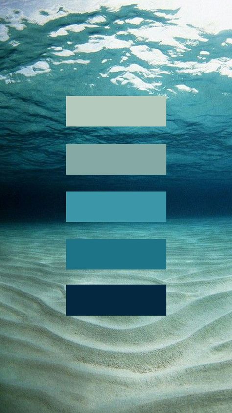 Color Schemes Colour Palettes, Ocean Floor, Blue Palette, Color Palette Design, Trik Fotografi, Color Inspo, Design Graphique, Colour Schemes, Color Pallets