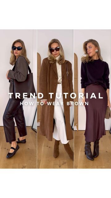 Lydia Tomlinson on Instagram: "Links can be found in my LTK & bio, I will also add the links to stories as not everything was able to be added to the LTK link" Lydia Tomlinson Outfits, Leather Skirt Pencil, Lydia Tomlinson, Brown Leather Skirt, Brown Outfit, Leather Pencil Skirt, Straight Pants, Leather Skirt, Vegan Leather