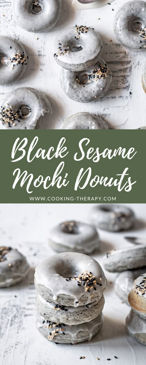 Sesame Mochi Recipe, Mochi Donut Recipe Air Fryer, Mochi Doughnut Recipe, Japanese Donuts Recipe, Mochi Donut Recipe Easy, Mochi Recipes, Mochi Donut Recipe, Gluten Free Mochi Donut, Baked Mochi Donut Recipe