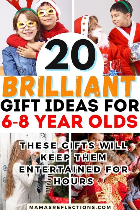 christmas gifts for kids 6-8 Gifts For Grandkids Ideas, What To Get Kids For Christmas, Gifts From Santa For Kids Ideas, Gifts For Boys 6-8, Best Kids Christmas Gifts, Big Christmas Gift Ideas, Kids Gifts Ideas, Experience Gifts For Kids, Big Christmas Gifts