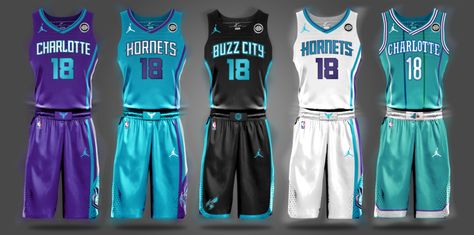 NBA Nike Uniform Concepts - I Am Brian Begley Charlotte Hornets Jersey, Hornets Jersey, Nba Uniforms, Dominique Wilkins, Basketball Uniforms Design, Reggie Miller, Jersey Uniform, Larry Johnson, Sports Jersey Design