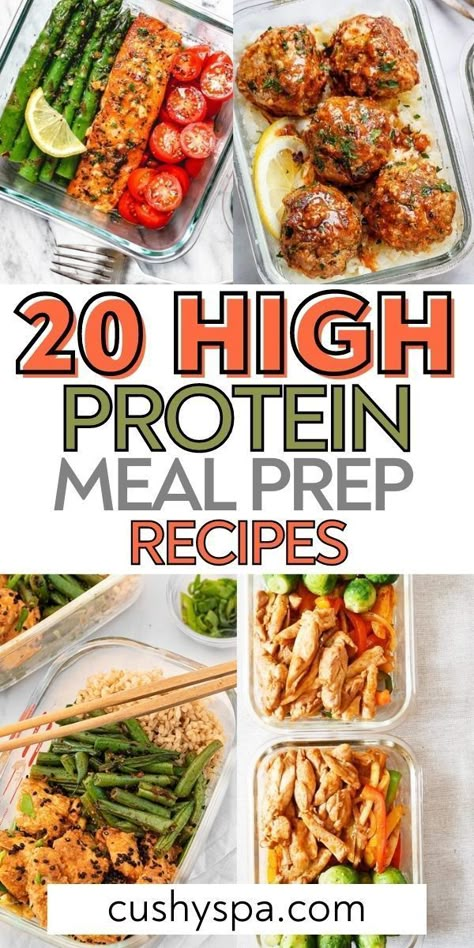 Healthy High Protein Lunch, Protein Dishes, High Protein Lunch, Protein Meal Prep, High Protein Dishes, High Protein Meal, Healthy Protein Meals, Protein Lunch, High Protein Meal Prep