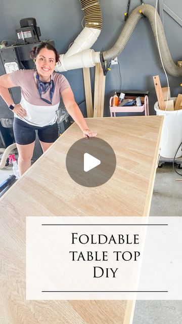 Spruce Up Folding Table, Fold Out Bar Table, Craft Table Foldable, Folding Table Decor Ideas, Folding Down Table, Drop Leaf Craft Table, Laundry Room Table Folding, Diy Table Extension, Table Top Diy Ideas