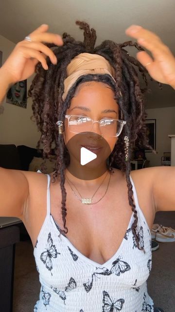 Rikelle Colbert on Instagram: "Should I bring the Headwrap Styles series back? ✨ . . . . #headwrap #headwrapstyle #locjourney #dreadhead" Loc Styles For Long Hair Head Wraps, Locs Styles With Scarfs, Wrap Braids With Scarf, Headwrap Styles For Locs, Locs And Scarf Styles, Loc Headwrap Styles, Dreads Updo Styles Black Women, Locs With Bandana, Loc Scarf Styles