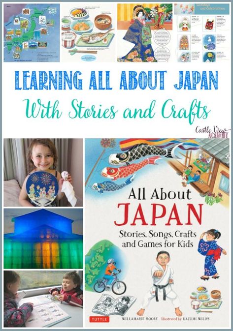 Learning All About Japan With Stories and Crafts #ReadYourWorld Japan For Kids, Around The World Theme, Geography For Kids, All About Japan, Country Studies, Teaching Geography, Homeschool Geography, Japan Crafts, About Japan