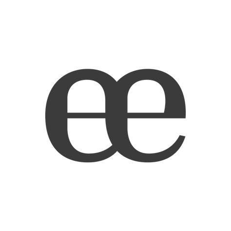 Daily Ligature | 03-04 | e + e Double E Logo, Retail Design Store, Latin Text, Create Font, Herb Lubalin, Sign Business, Letter Form, Days Of Type, Letter W