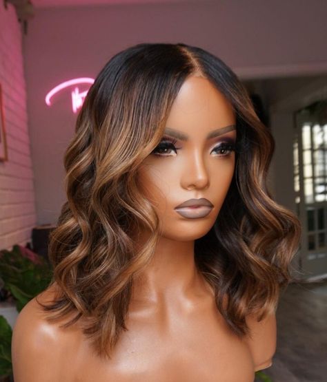 Birthday Hairstyle, Hair Color For Dark Skin, Birthday Hair, Lace Frontal Wigs, 360 Lace Wig, Hair Affair, Swiss Lace, Hair Inspo Color, Toddler Hair