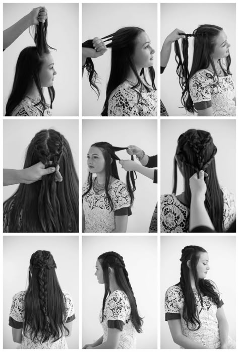 Elvish Hairstyles, Lorde Hair, Elven Hairstyles, Lotr Wedding, Braids Tutorial, I Love The Lord, Braid Tutorial, Hairdo For Long Hair, Love The Lord