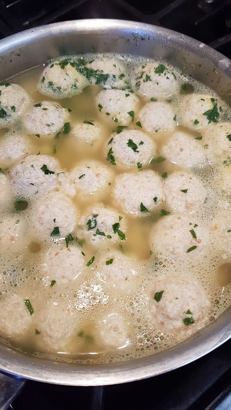 Veggie Cheese Soup, Chicken Soup With Ricotta Dumplings, Ricotta Soup Recipes, Soup With Ricotta Cheese, Pasta Queen Ricotta Balls, Ricotta Balls Recipe, Ricotta Soup, Ricotta Dumplings Recipe, Ricotta Desserts