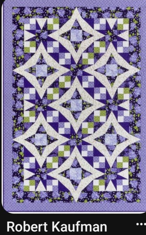 Missouri Star Quilt Company Pattern, Pansies In Paradise Quilt Pattern, Tri Recs Quilt Patterns, Purple Quilt Patterns, Purple Quilts Ideas, Brightly Quilt, Quilt Free Pattern, Missouri Star Quilt Company Tutorials, Purple Quilt