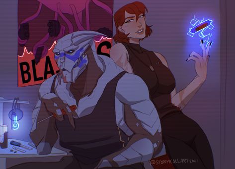 Chaotic Space Diva — Had to draw the babes Liara X Shepard, Femshep X Garrus, Space Boyfriend, Mass Effect Romance, Mass Effect Garrus, Mass Effect Characters, Garrus Vakarian, Mass Effect 1, Mass Effect Universe