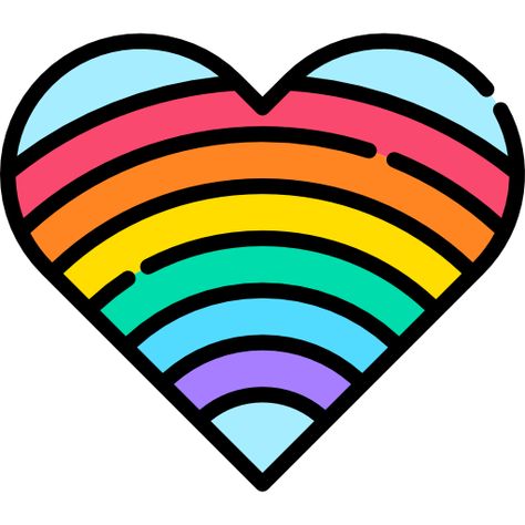 Cute Pictures To Draw, Love Heart Gif, Cartoon Clip, Pride Love, Heart Gif, Pride Day, Pride Stickers, Bottle Cap Crafts, Cute Rainbow