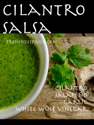 You will chase this cilantro salsa across your plate. It's that good... Cilantro Salsa, Salsa Sauce, Salsa Dip, Marinade Sauce, Latin Food, Salsa Recipe, Appetizer Dips, Mexican Dishes, Dip Recipes