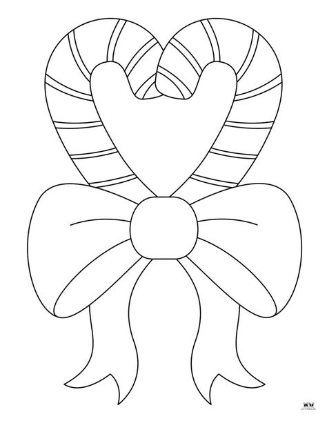 Choose from a wide variety of candy cane coloring pages and templates for hours of Christmas coloring and fun. 100% FREE! Print from home! Christmas Bratz, Coloring Pages For Christmas, Candy Cane Template, Candy Cane Coloring Page, Bratz Coloring, Christmas Colouring, Cardboard Crafts Diy, Heart Coloring Pages, Christmas Punch