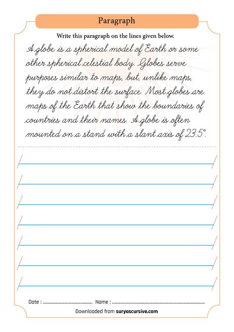 Cursive Paragraph, Cursive Writing Book, Paragraph Worksheets, Lowercase Cursive Letters, Teaching Cursive Writing, Learn To Write Cursive, Teaching Cursive, Learning Cursive, Cursive Handwriting Practice