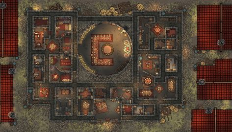 ArtStation - Battle Map | Thieves' Guild Stronghold, Jeff Todd Thieves Guild, Pen And Paper Games, Dnd World Map, Battle Map, Fantasy World Map, Tabletop Rpg Maps, Dungeon Maps, D D Maps, D&d Dungeons And Dragons