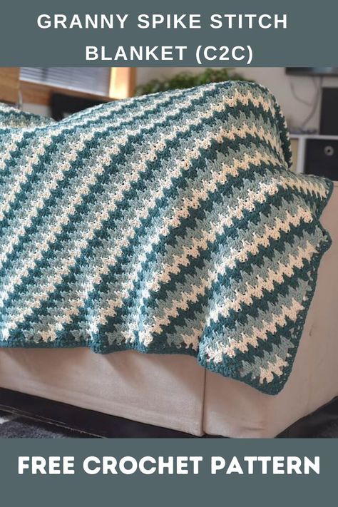 a C2C crochet lapghan Easy Lap Blanket Crochet, Crochet Diagonal Blanket, Quick Lap Blanket Crochet, Diagonal Crochet Blanket Pattern, Quick Crochet Lap Blanket, Crochet Wheelchair Lapghans Free Patterns, C2c Crochet Blankets, Done In A Day Crochet Blanket, Crocheted Lap Blankets Free