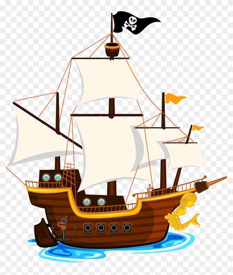 Cartoon Pirate Ship, Pirate Ship Drawing, Ship Clipart, Homemade Pirate Costumes, Cartoon Pirate, Boat Cartoon, Ship Vector, Cartoon Ships, Mega Pokemon