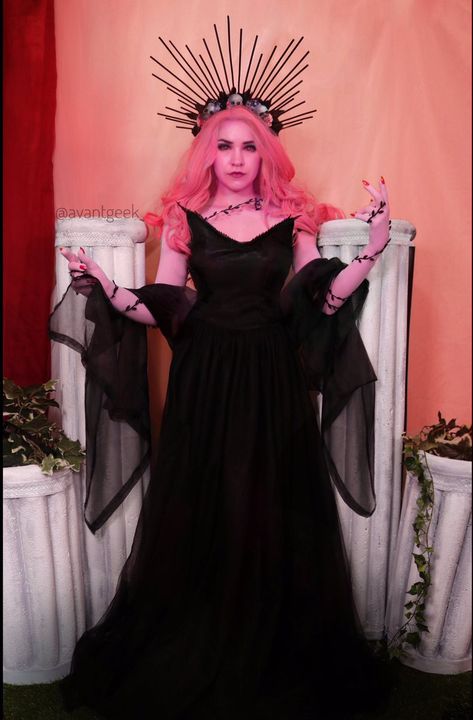 Hades And Persephone Costume, Persephone Cosplay, Greek Mythology Costumes, Persephone Costume, Hades Costume, Mythology Costumes, Greek God Costume, Persephone Art, Halloween Customer