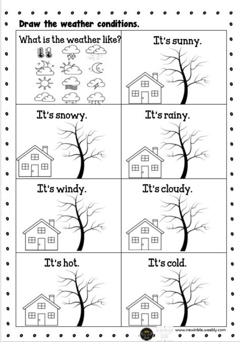 Weather And Clothes Worksheet, Ingles Kids, Weather Worksheets, Weather Vocabulary, Teach English To Kids, Weather Words, Class Dojo, Weather Theme, English Activities For Kids