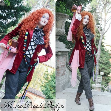 Mad Hatter Outfit Female, Mad Hatter Female Costume, Mad Hatter Womens Costume, Mad Hatter Costume Female Diy Easy, Womens Mad Hatter Costume, Mad Hatter Woman, Mad Hatter Cosplay Female, Diy Mad Hatter Costume For Women, Mad Hatter Outfit Ideas